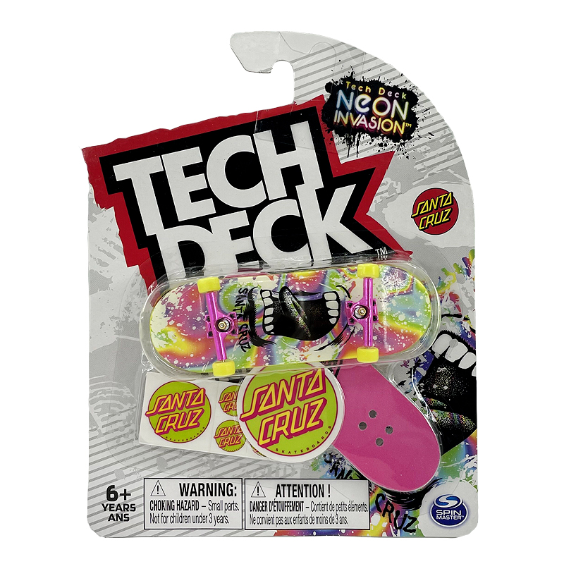 正版Tech Deck指尖翻转灵活专业翻TEAM稀有图案手指滑板限量收藏 - 图3