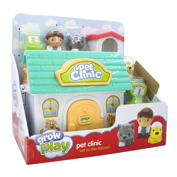 GROW PLAY CARRY ALONG PET CLINIC医生宠物医院场景过家家玩具 - 图3