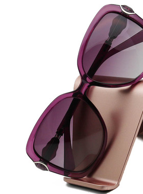 女士时尚风长脸太阳眼镜