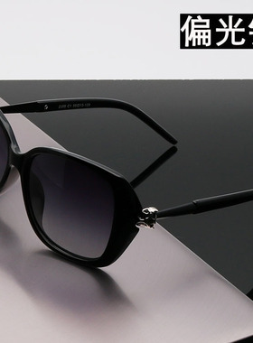 新款偏光太阳镜圆脸女时尚开车