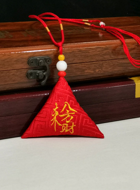 江南手工手绣平安符袋