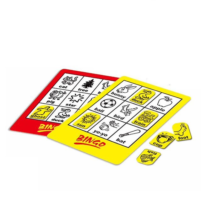 Cross-border English enlightenment Flashcards bingo game word speed matching game for children