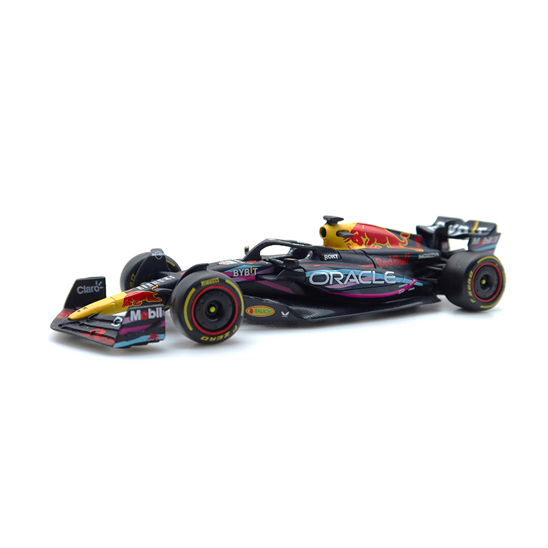 F1赛车模型摆件1:43比美高红牛维斯塔潘2023年RB19迈阿密站简装版 - 图1