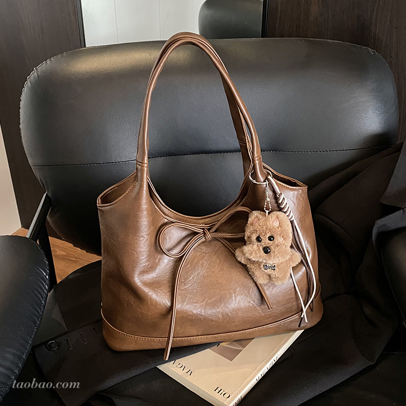 高级质感美拉德复古包包女2025新款时尚通勤单肩腋下包手提托特包,淘宝优惠券,粉丝福利购,淘宝优惠卷