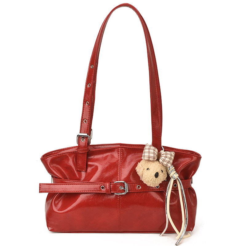 高级感油皮大容量包包女2026新款时尚通勤单肩包松弛感手提托特包,淘宝优惠券,粉丝福利购,淘宝优惠卷