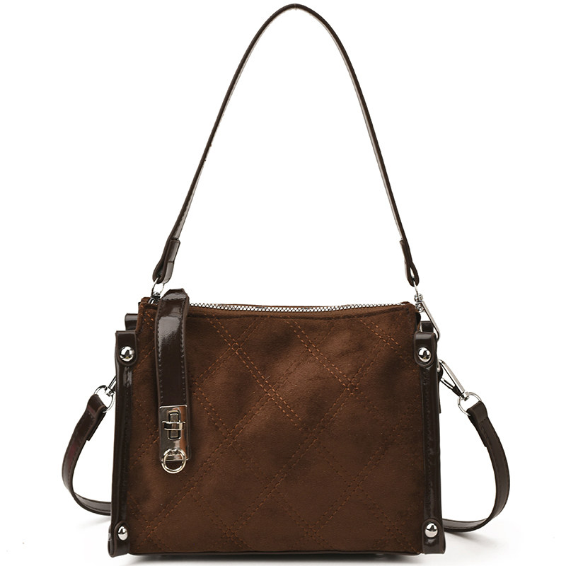 超火小众复古麂皮绒包包女2025新款百搭单肩腋下包精致迷你枕头包,淘宝优惠券,粉丝福利购,淘宝优惠卷