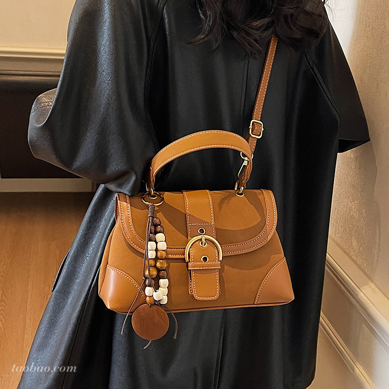 高级感复古磨砂小包包女2025新款时尚百搭斜挎包超火手提包小拎包,淘宝优惠券,粉丝福利购,淘宝优惠卷