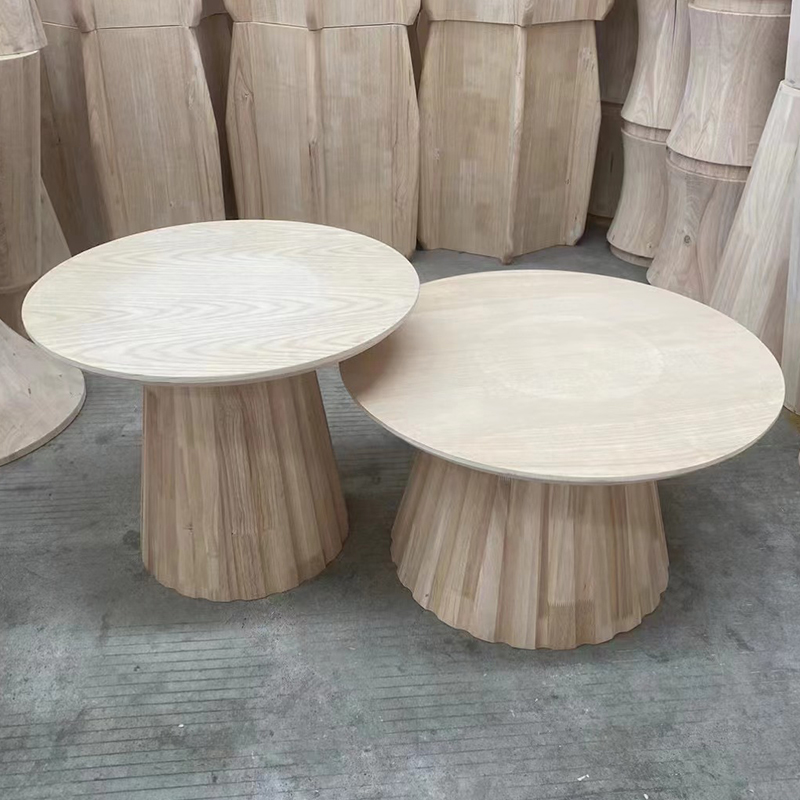 实木家居定制异形尺寸来图来样加工酒店家具设计师款桌椅佛山工厂 - 图1