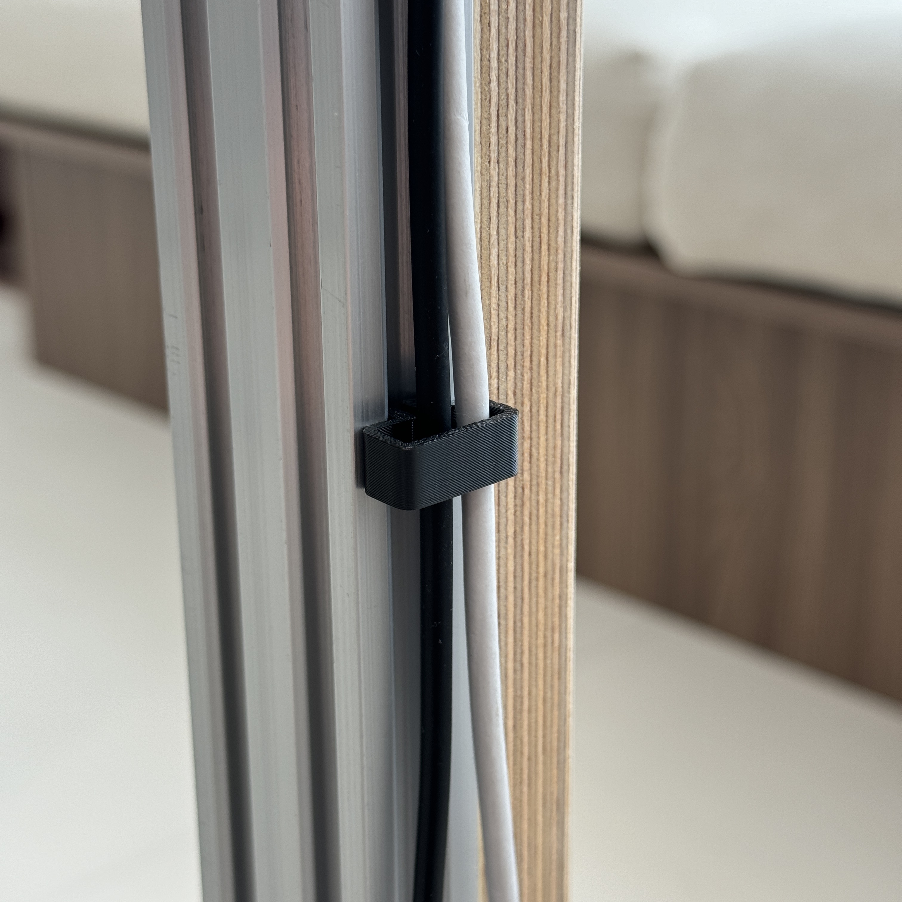 203040铝型材理线夹鱼缸架走线排线插座电源线固定卡扣穿线固定器 - 图1