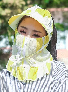 女夏季大沿百搭紫外线防晒帽子