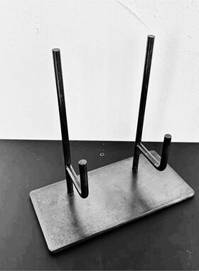 树化石切片展示架摆件装饰品样板房木化石家居个性摆饰配架子