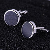 Men's business hunting style French shirt with cufflinks