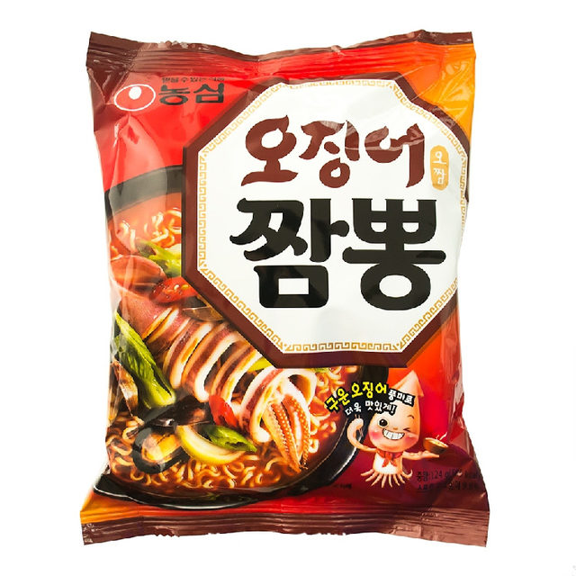 Nongshim squid seafood ramen imported from Korea