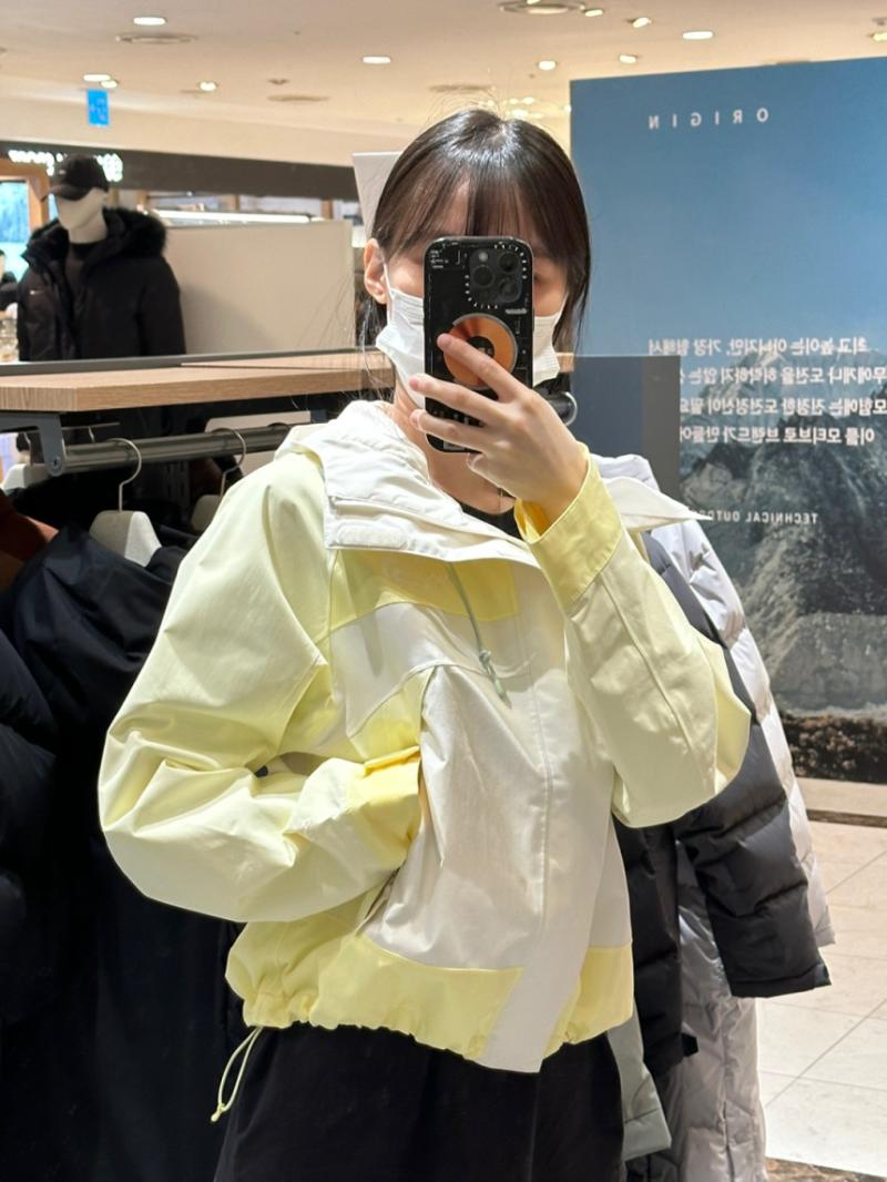 THENORTHFACE北面韩国代购24春女DRYVENT防风防水短款夹克NJ2HQ35-图0