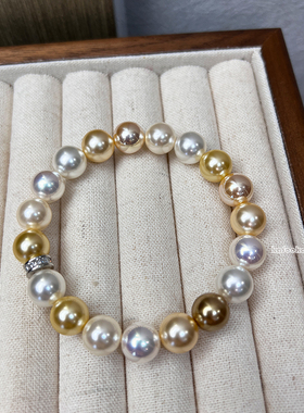 kafooka优雅白蝶皇后珍珠手链