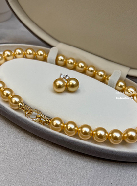 奥地利进口施家珍珠锁骨链女金珠