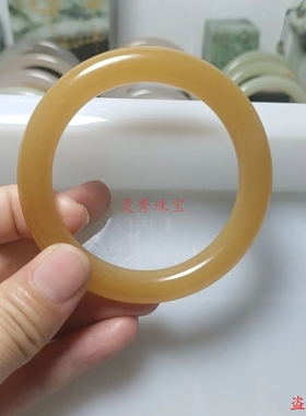 高档玉镯玉石和田糖料玉阿富汗糖料手镯送朋友送妈妈玉镯子