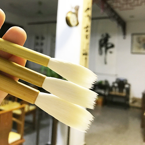 纯羊毫毛笔专业级书法专用高档善琏湖笔小中大楷精品羊毛国画套装 - 图2