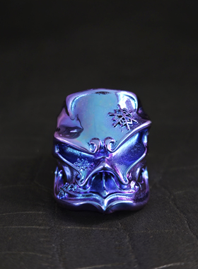 铁头的店 钛合金 STARLINGEARA 朋克风 雪花胡子绅士戒指