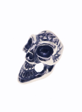 铁头的店925银隔珠骷髅