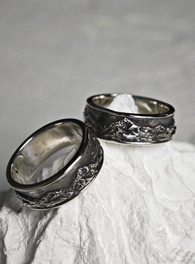 铁头的店男女通用925银潮流戒指