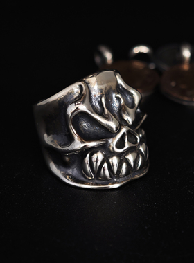 铁头的店 925银STARLINGEARA 万圣节主题 Jack O‘lantern戒指