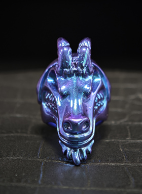 铁头的店 钛合金 STARLINGEARA 施特林 复古朋克 USN限定羊头戒指