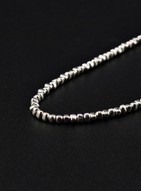 铁头的店925银随形碎石轻奢项链