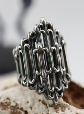 泰国AKE戒指十字军花欧美风格