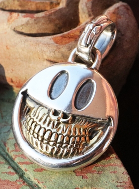 笑脸铁头的店情侣925纯银银饰