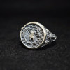 Tietou's shop 925 silver original design Solomon's seal retro old style ring