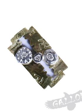 朋克风格刀片项链吊坠高山隆纯银