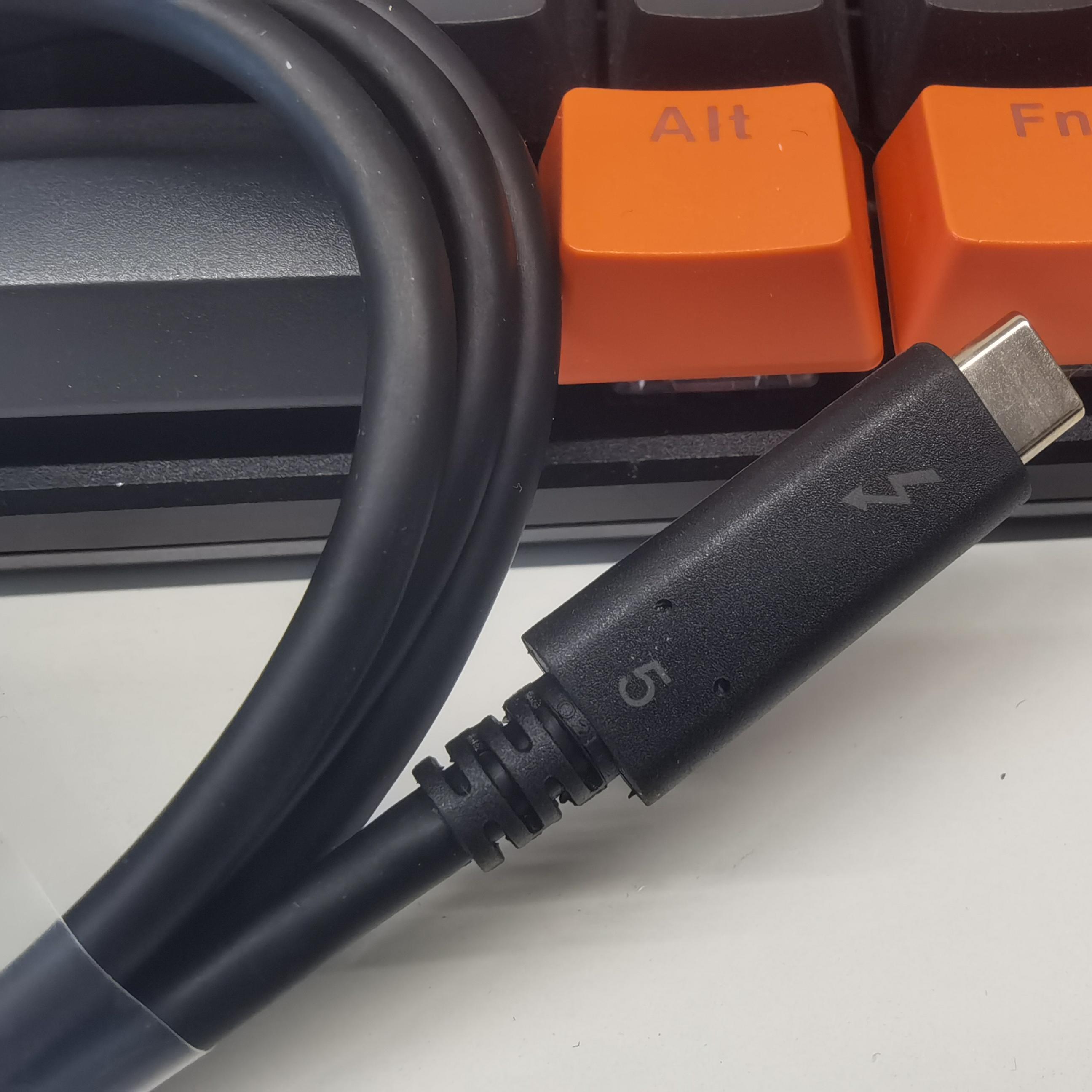 联想原装雷电5同轴80G超软镀银usb4gen4双C口8K投屏全功能线240w - 图2