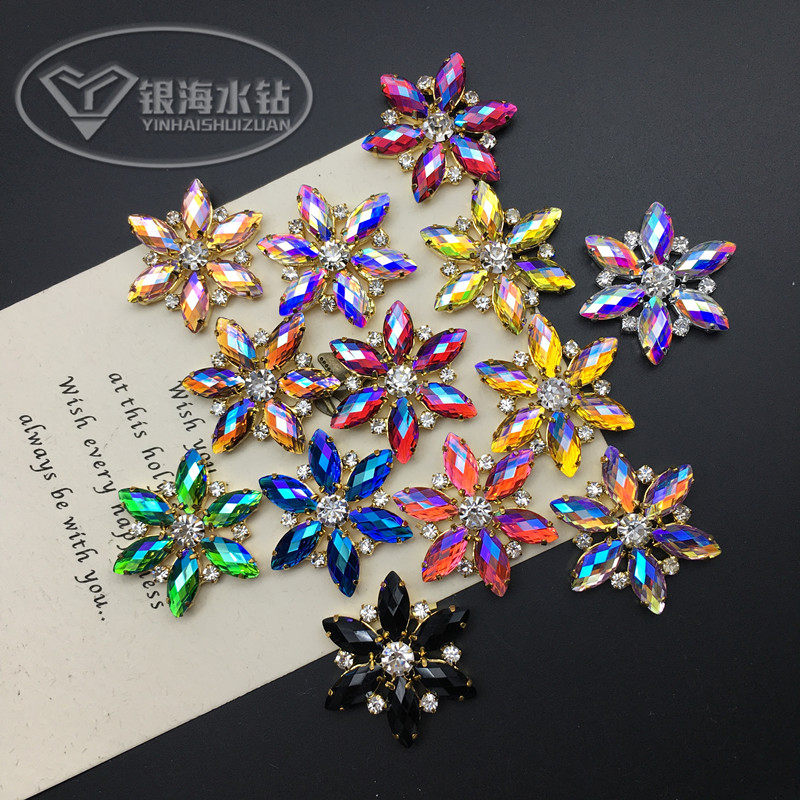 花形水钻合金配件舞蹈服拉丁服饰贴钻可手缝钻DIY婚纱鞋包镶钻,淘宝优惠券,粉丝福利购,淘宝优惠卷