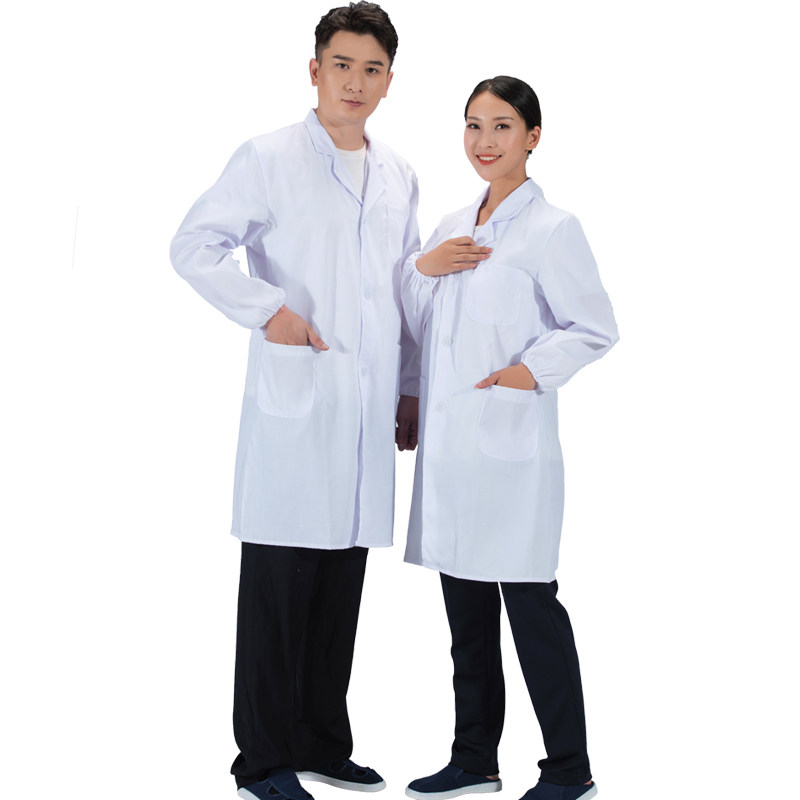 白大褂长袖医生女医师护士制服夏季短袖大衣实验大学生化学工作服,淘宝优惠券,粉丝福利购,淘宝优惠卷
