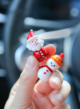 七隐可爱圣诞系列玻璃小摆件