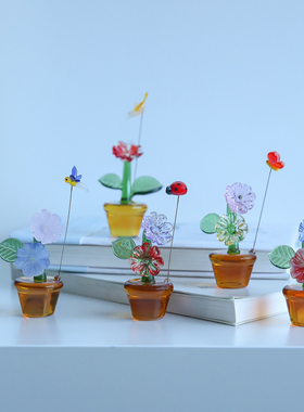 七隐原创玻璃装饰摆件