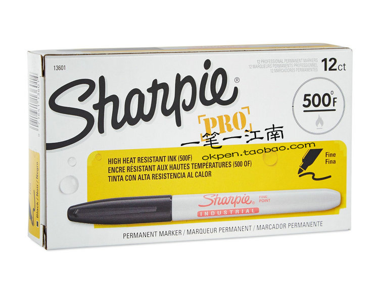 sharpie三福 苏州专营 耐高温工业记号笔 sharpie13601  麦克笔 - 图2