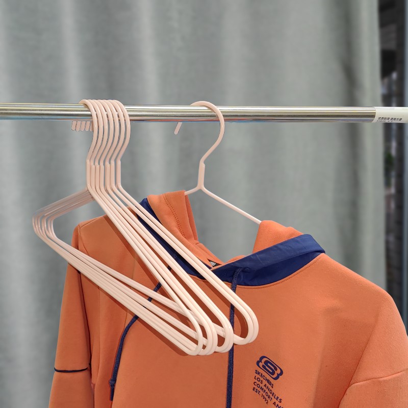 加粗加厚衣架家用浸塑成人晾晒衣架子加宽衣服撑子衣服无痕衣服挂 - 图1