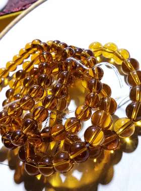 成品玉珠水晶项链挂件文玩配饰