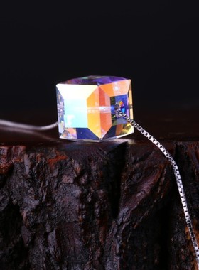 前任3项链水晶极光方糖王梓同款