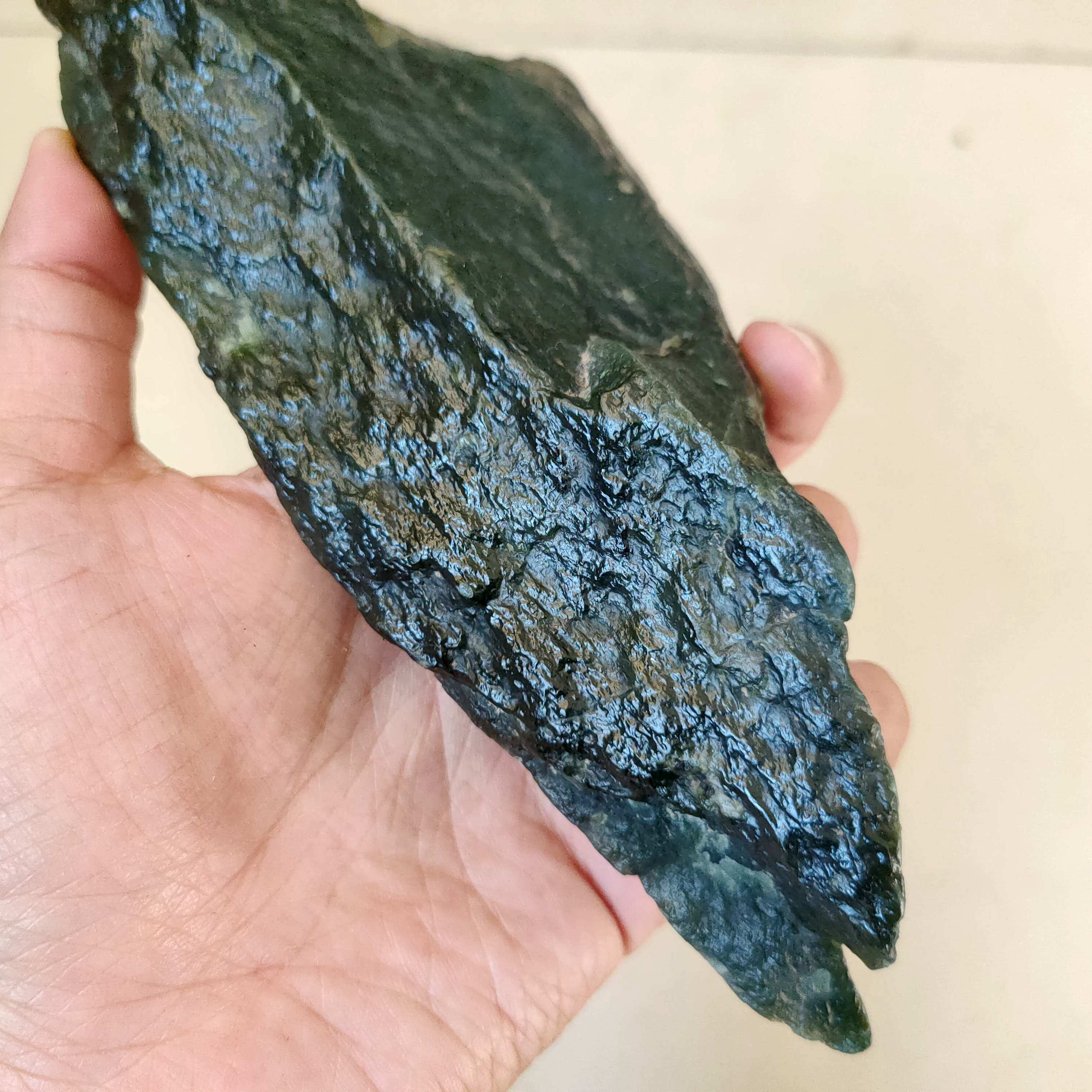 和田喀什玉龙河籽玉 450g新疆若羌山流水碧玉籽料原石 戈壁料奇玉