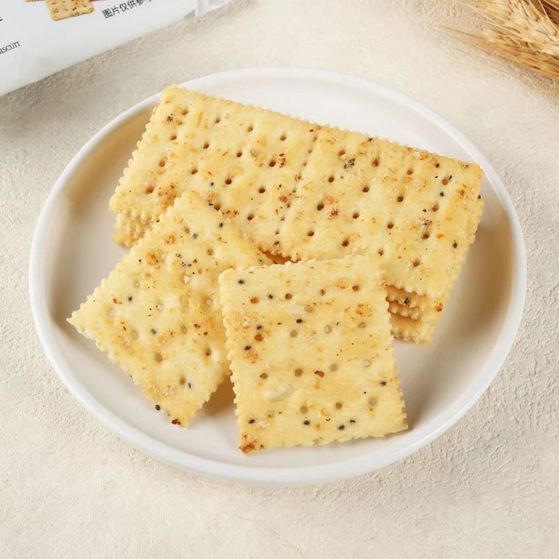 永辉分装代购 永辉优选黑松露火腿苏打饼干 咸香美味酥脆可口