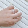 U336 natural agate chalcedony ring ice seed lychee jelly ring horse material ice seed index finger