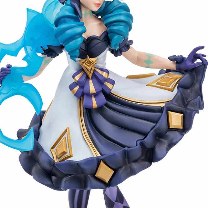 英雄联盟玩偶官方正版LOL英雄联盟灵罗娃娃格温中型雕塑手办玩偶模型摆件礼物