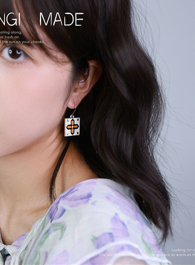 原创纯银复古波西米亚风长款耳环