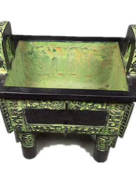 仿古做旧中式风橱窗道具后母戊鼎