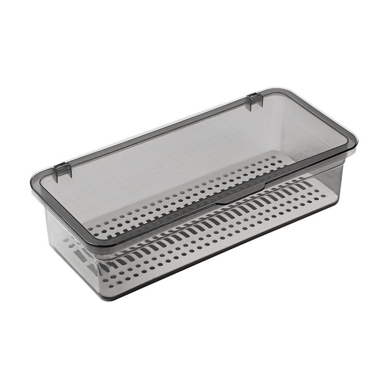 化妆刷收纳盒长方形透明防尘带盖梳妆台宿舍美妆蛋眼影刷美妆笔筒,淘宝优惠券,粉丝福利购,淘宝优惠卷