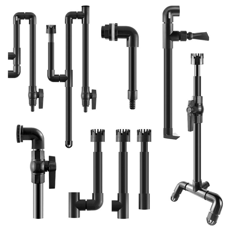 鱼缸水管配件UPVC给水管硬管上下水塑料管直通弯头三通出水口黑色,淘宝优惠券,粉丝福利购,淘宝优惠卷