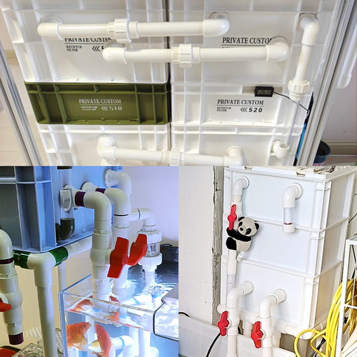 水管UPVC给水管鱼缸塑料硬管配件水族管子弯头三通底滤缸上下水 - 图2
